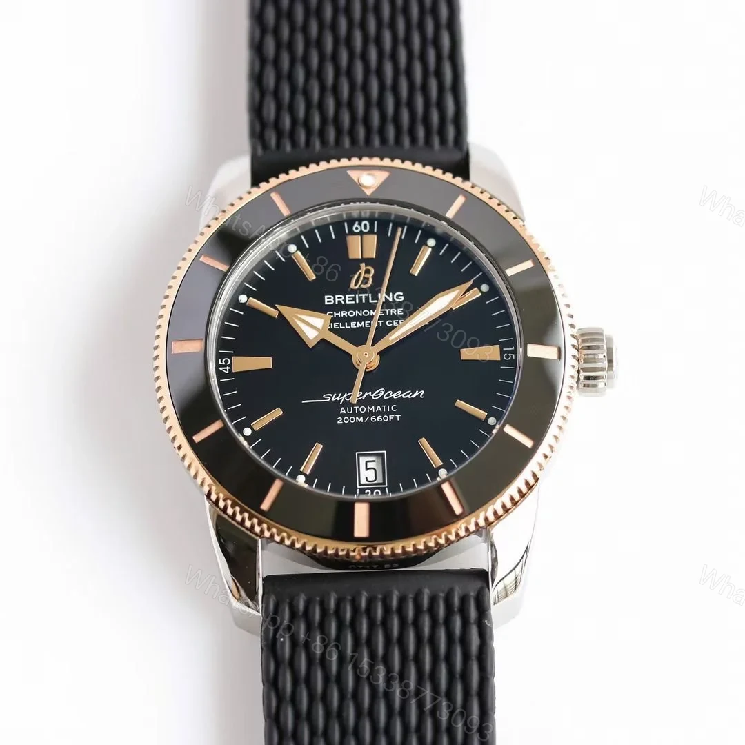 Breitling Superocean Heritage Two Tone Black Replica 42MM Premium Diver Edition UB2010121B1S1 — view 1