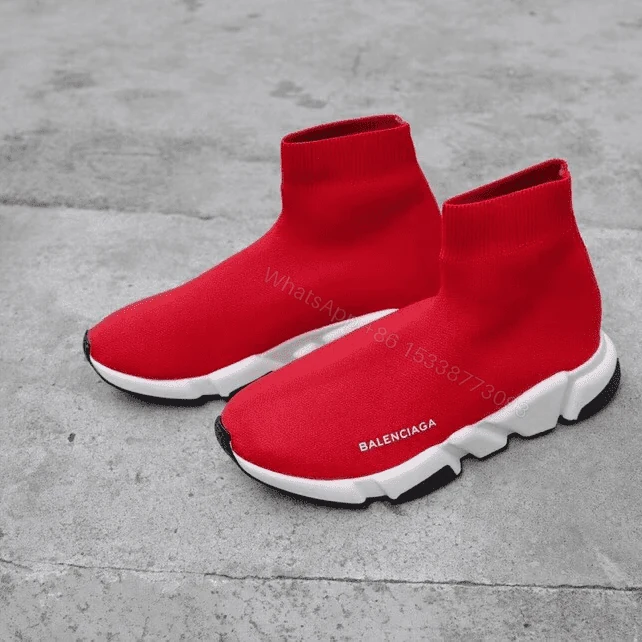 View 4 of BALENCIAGA SPEED TRAINER RED – BB14