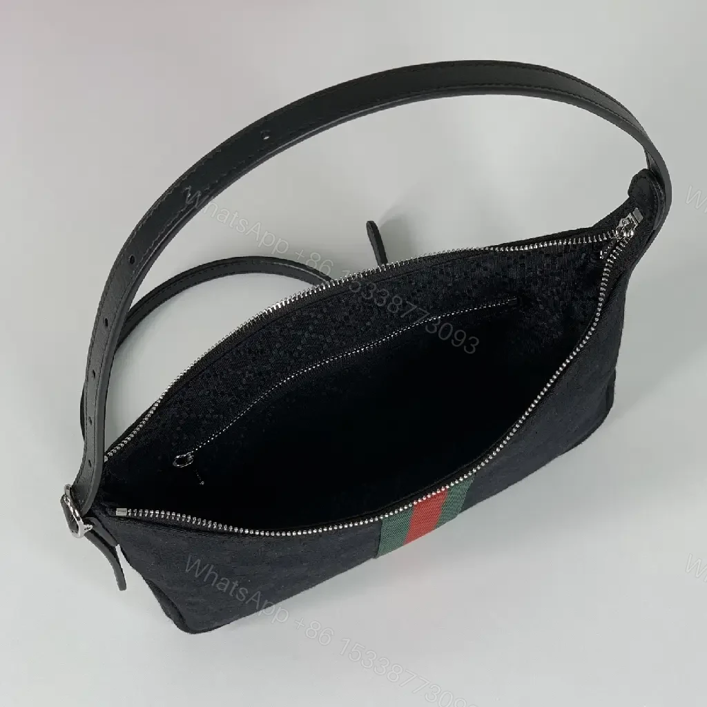 View 10 of Effortless Chic Monogram Bag: Lightweight, Signature Stripe, Crossbody