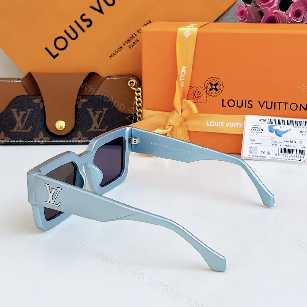 View 7 of Bold Modern Sunglasses with Signature Logo Detail