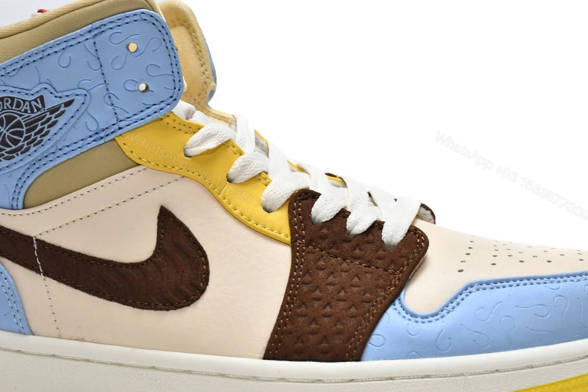 View 6 of Air Jordan 1 Mid SE Fearless Maison Chateau CU2803-200