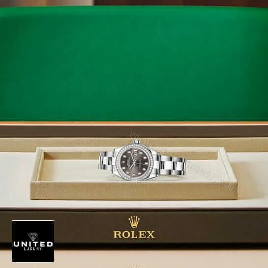 View 5 of Rolex Dark Grey Diamond Replica