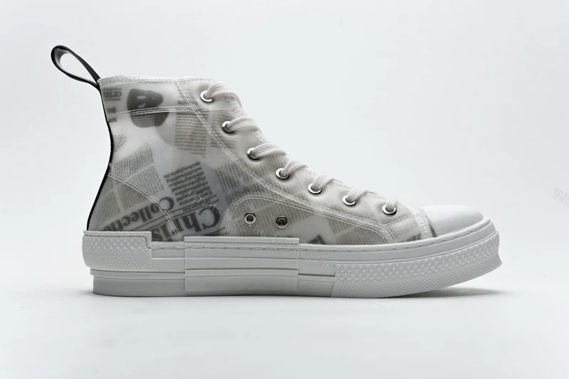 View 2 of Dior B23 Oblique Transparency High H565 White Black