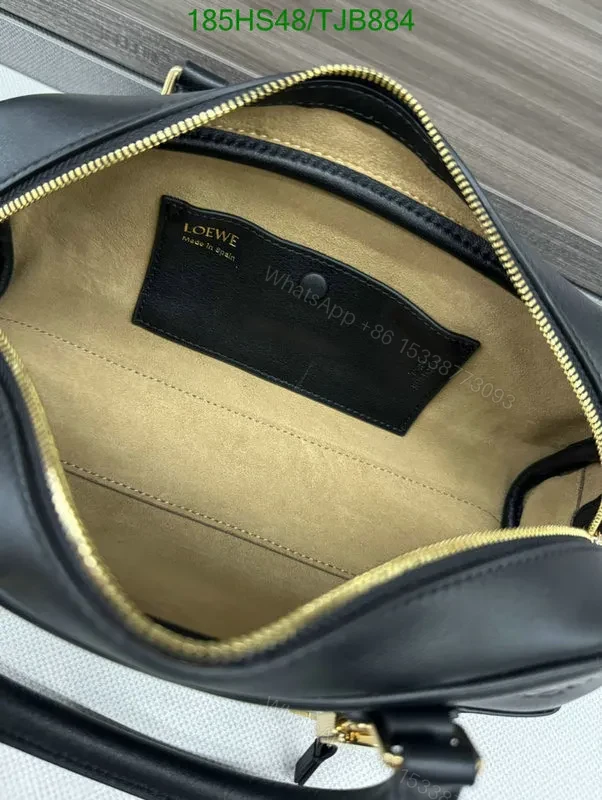 View 23 of Loewe Burgundy Amazona 23 Bag featuring Gold-Tone Hardware DZ2857