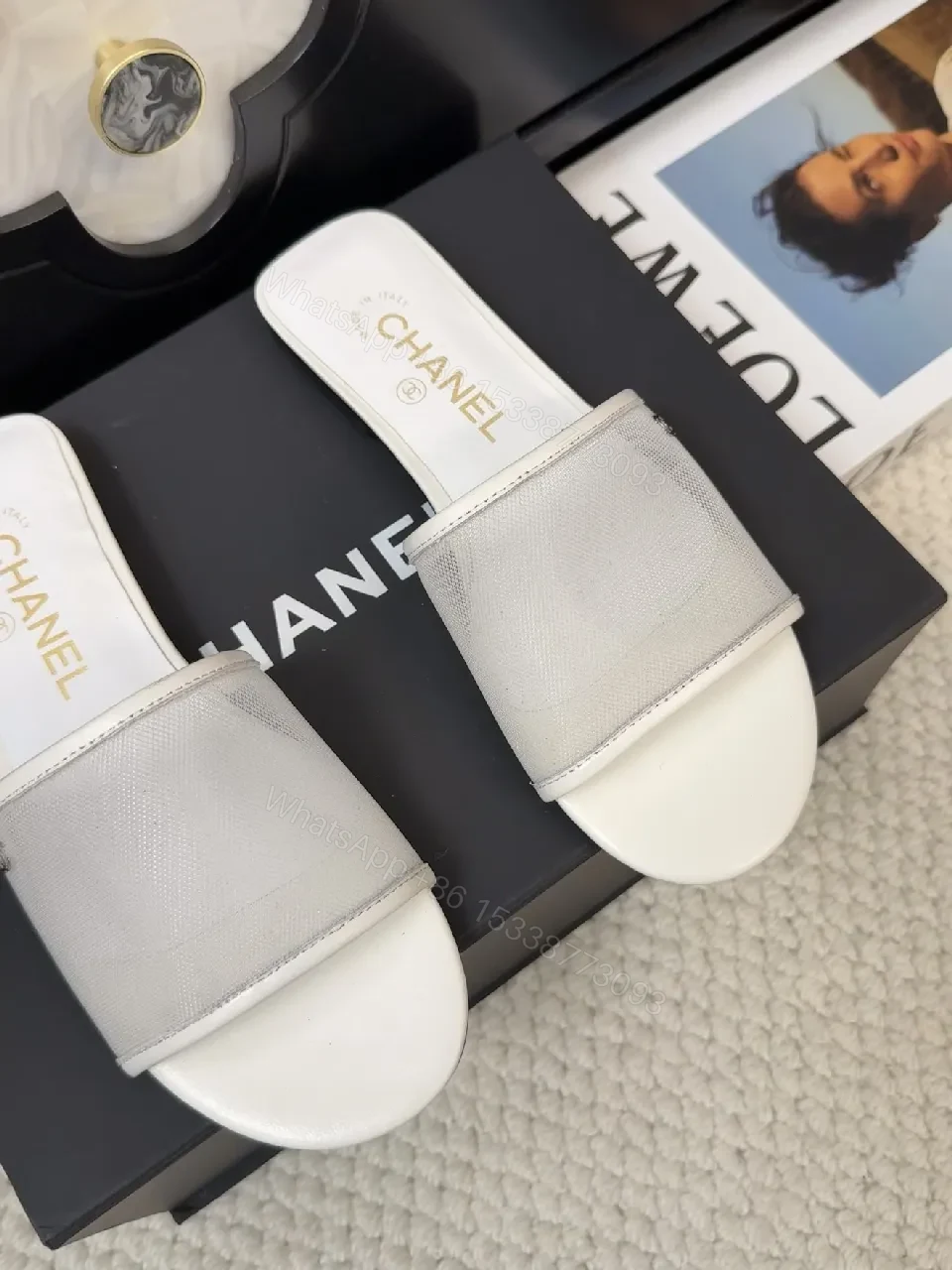 View 5 of White Luxe Slide — Minimalist Comfort, Premium Ease