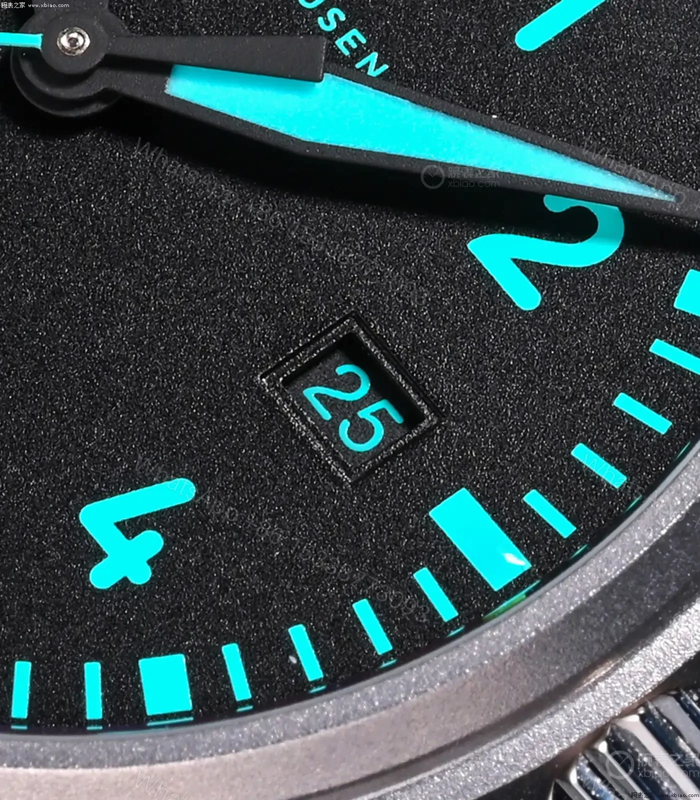 View 13 of IWC Petronas F1 Watch Black Dial Turquoise Rubber Strap Ultimate 40MM IW328210