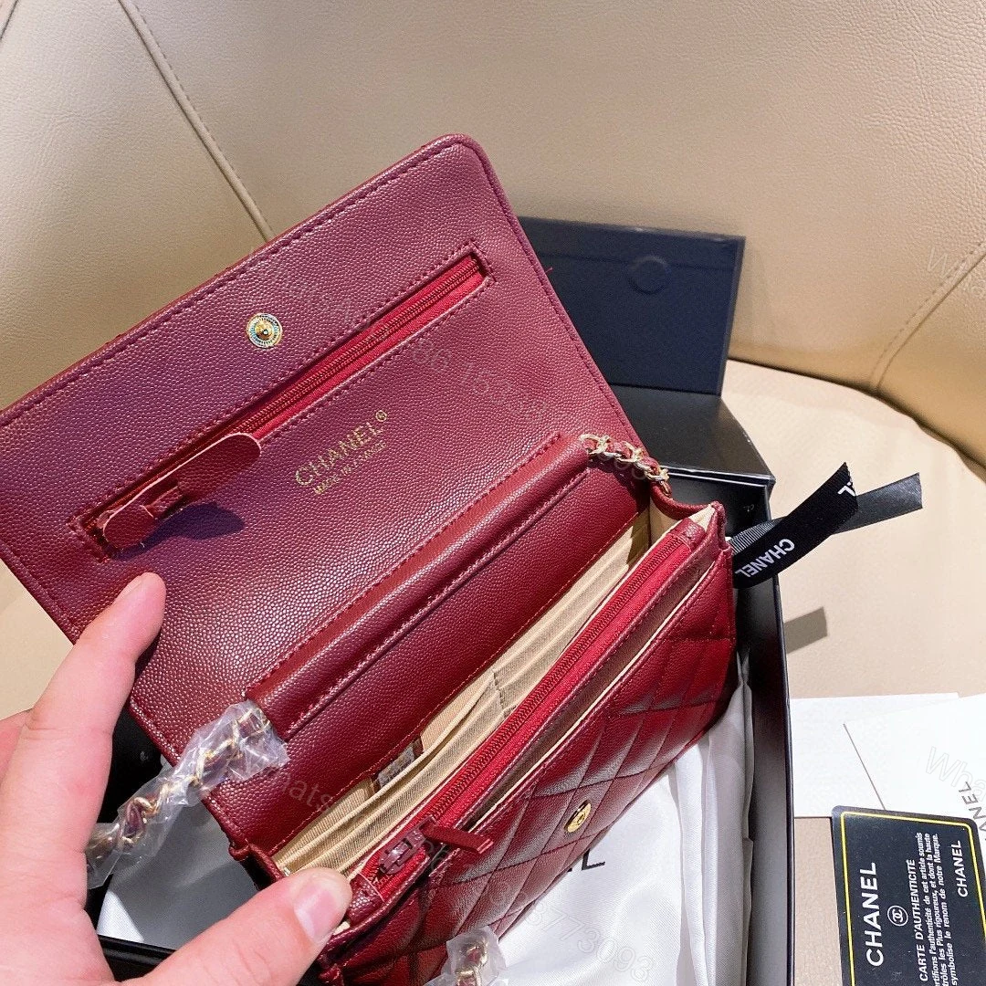 View 6 of CHANEL WOC MINI RED