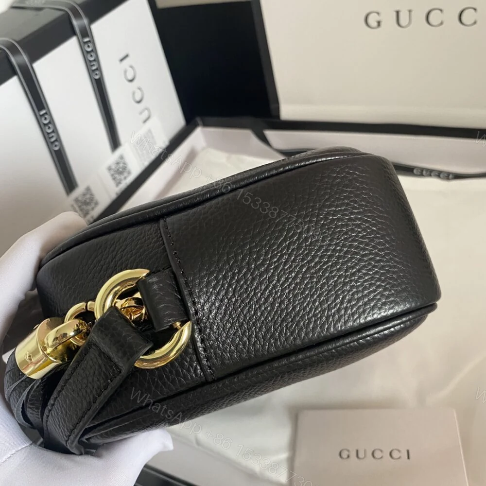 View 5 of Gucci Soho Small Disco Bag Black 21Cm