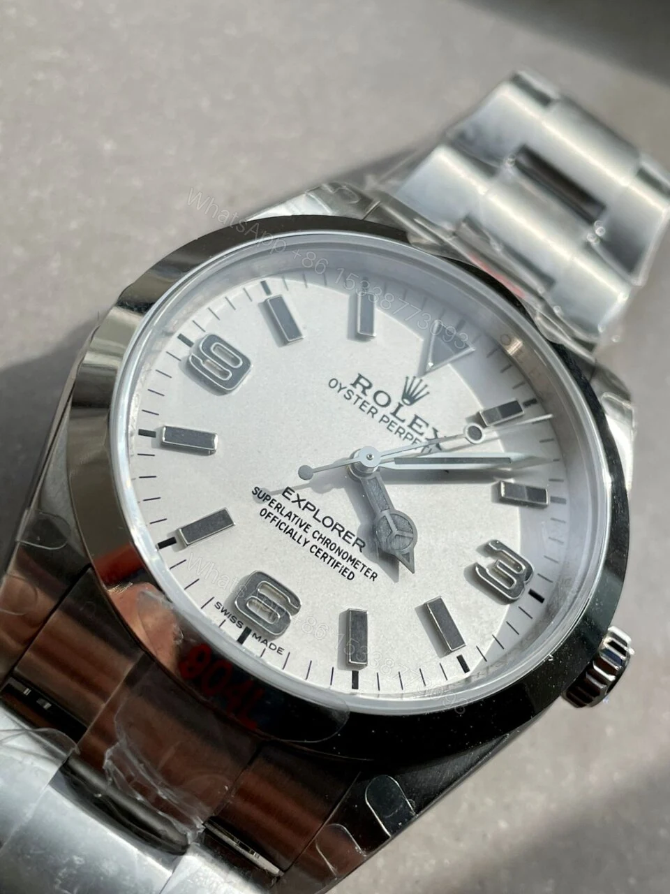 View 5 of JDF Factory 1:1 Rolex Explorer 124270 36mm 904L Steel Best Edition White Dial VR3230