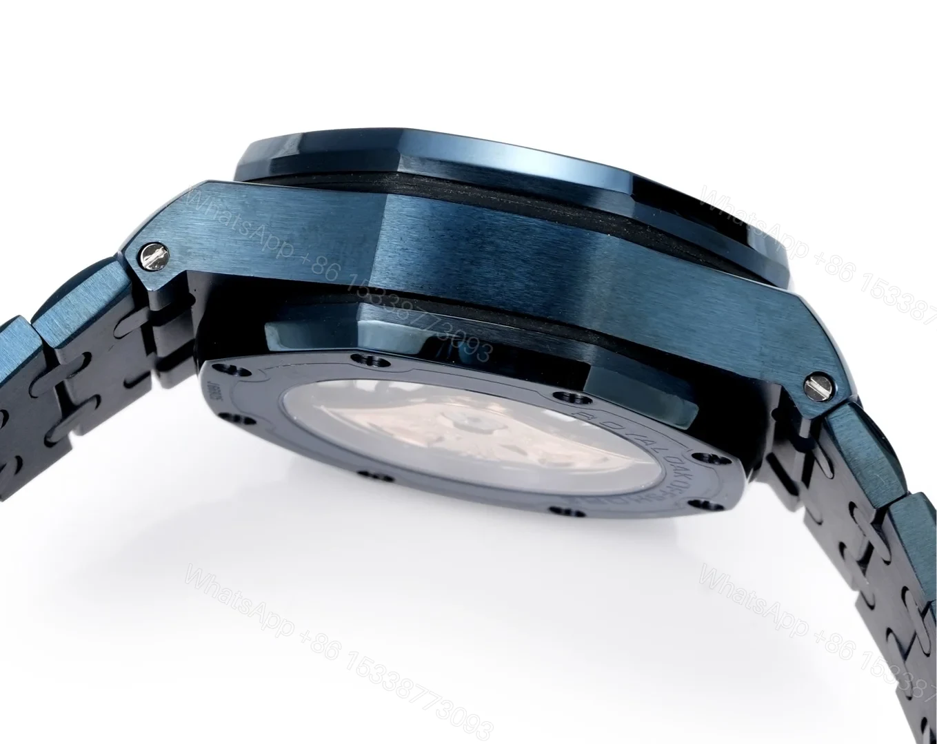 View 6 of Audemars Piguet Royal Oak Offshore Blue Replica 42MM Premium Ceramic-Style Bracelet RG-AP-OFFSHORE-BLUE-42