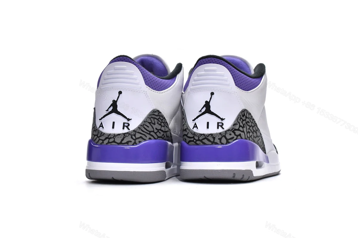 View 3 of Air Jordan 3 Retro Dark Iris CT8532-105