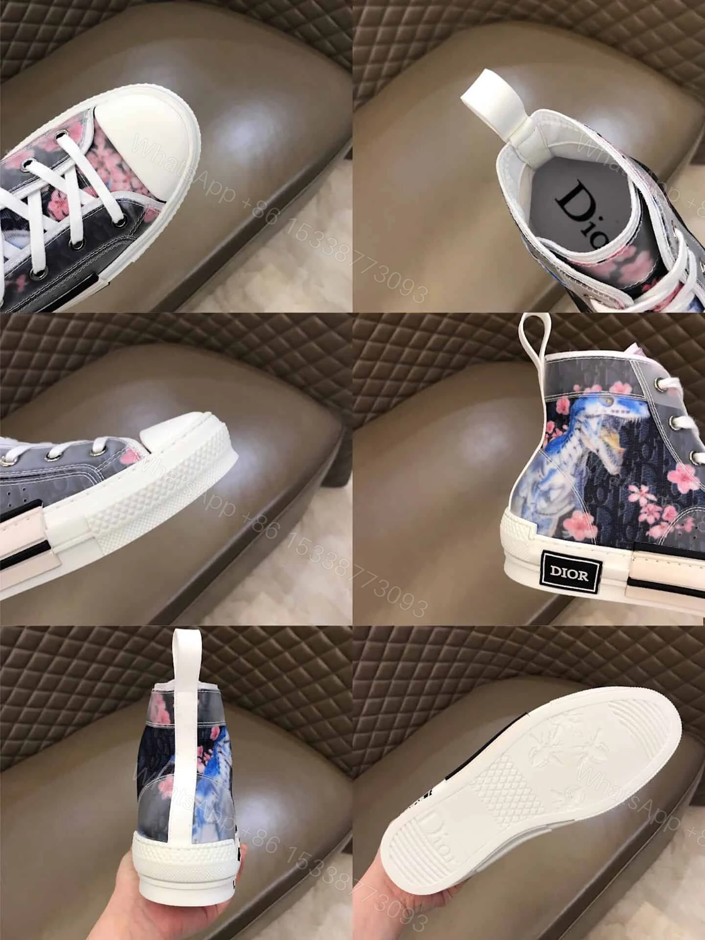 View 3 of “B23” HIGH-TOP DIOR AND SORAYAMA SNEAKER- CD11