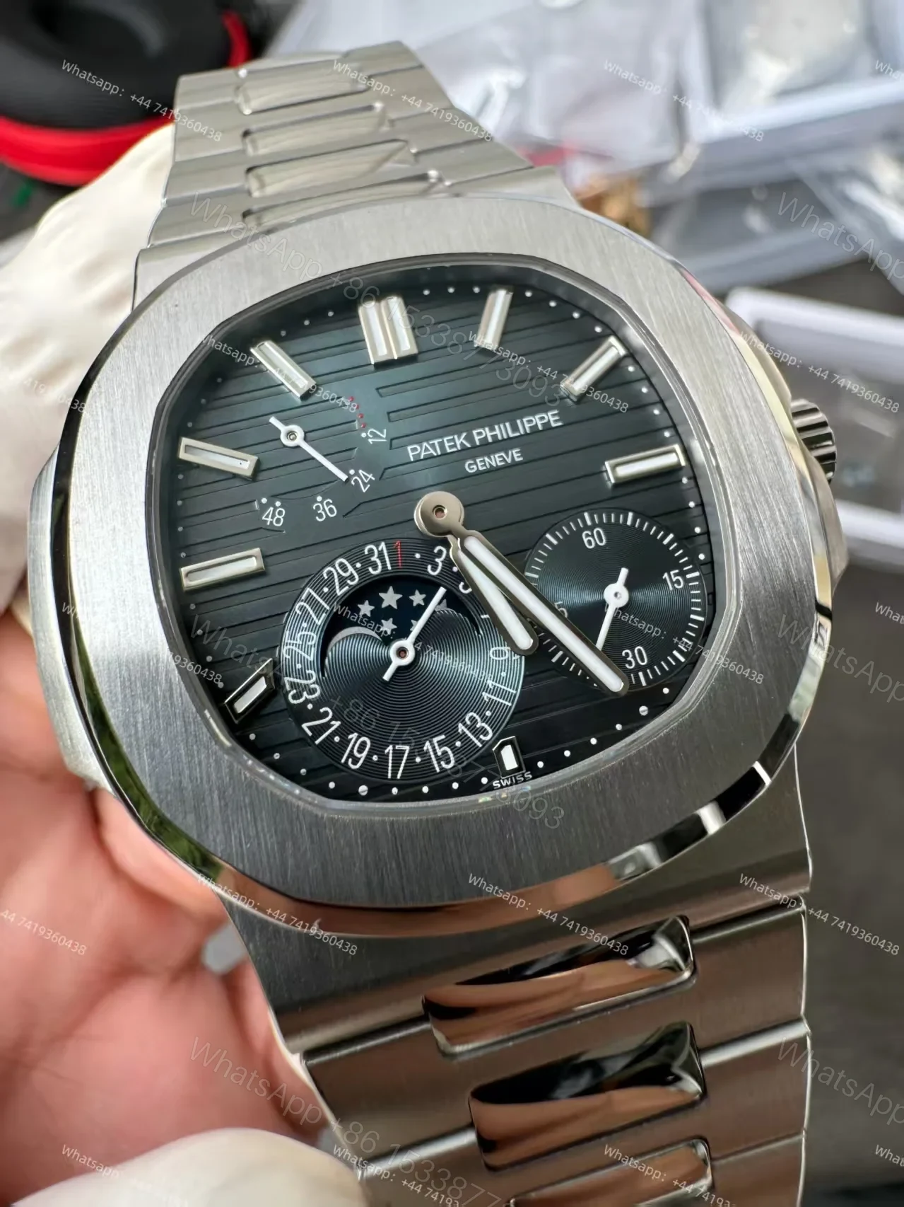 View 10 of Patek Philippe Super Clone Nautilus 5712/1A-001 Moon Phase 40MM