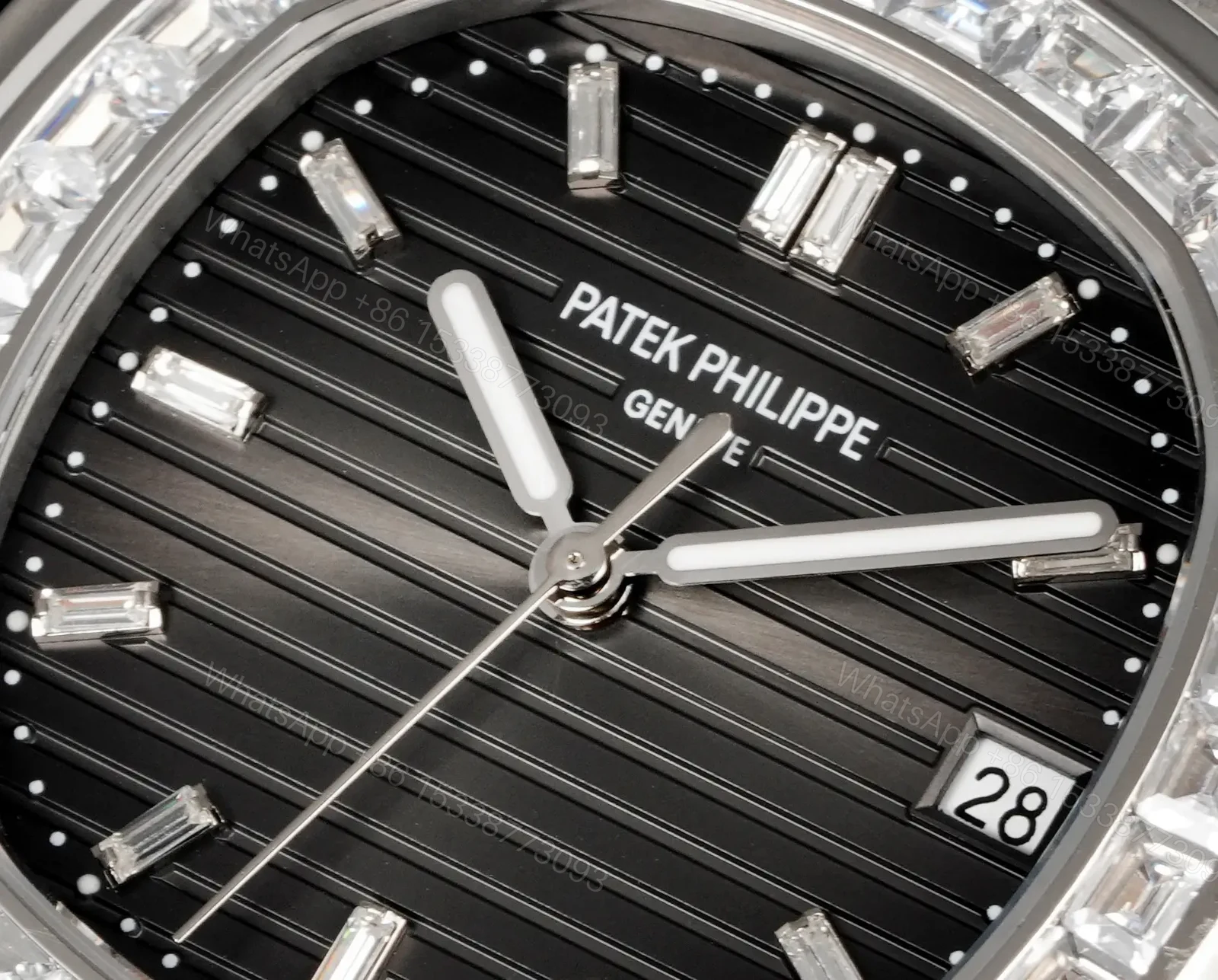 View 4 of Patek Philippe Nautilus 5711 Black Diamond Set PATEK-NAUTILUS-5711-BLK-DIA