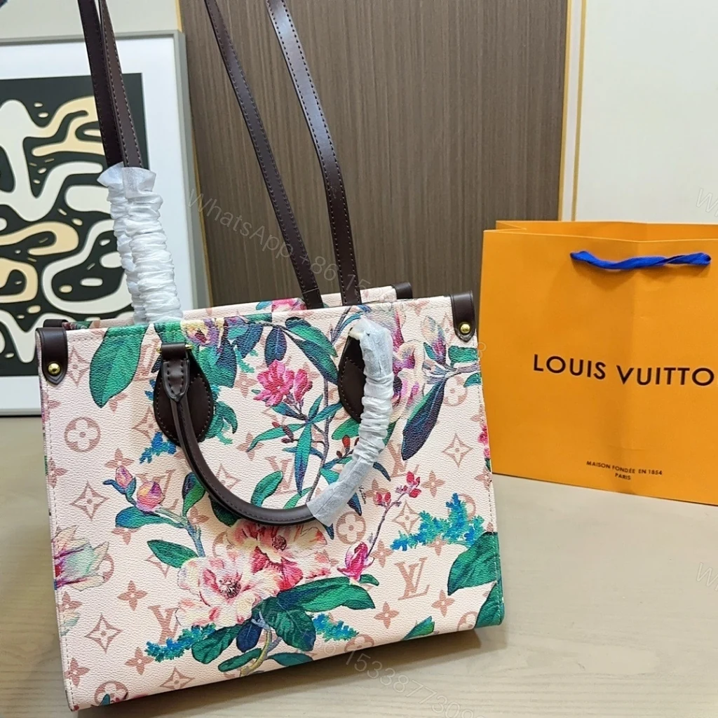 View 3 of Louis Vuitton Onthego MM Monogram Canvas Dune 32cm