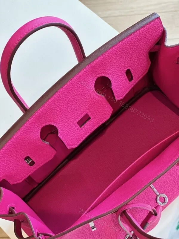 View 5 of HN 25 Pink Togo leather Palladium Hardware