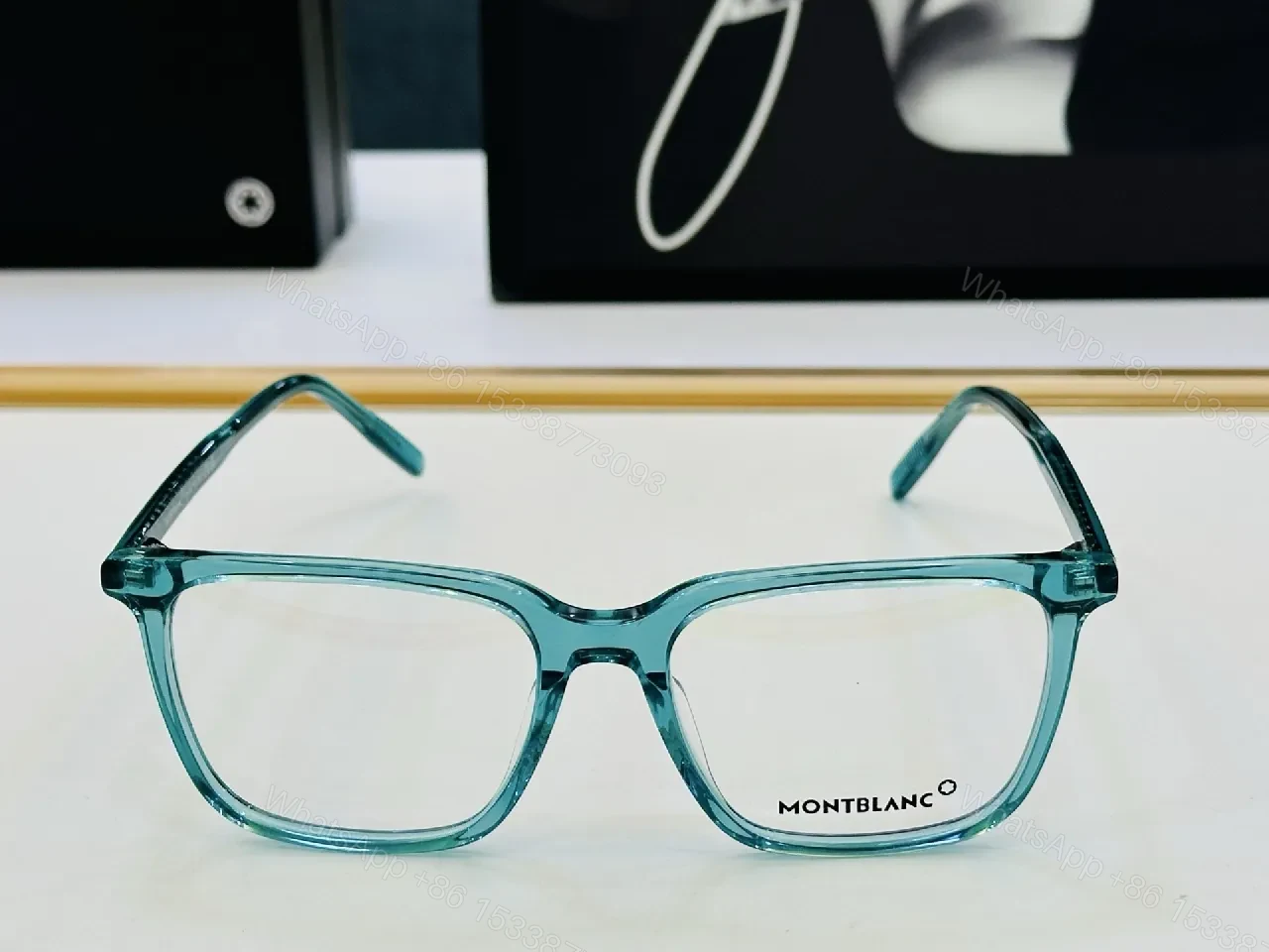 View 3 of Black Acetate Rectangular Glasses, Timeless Luxe, Everyday Kind