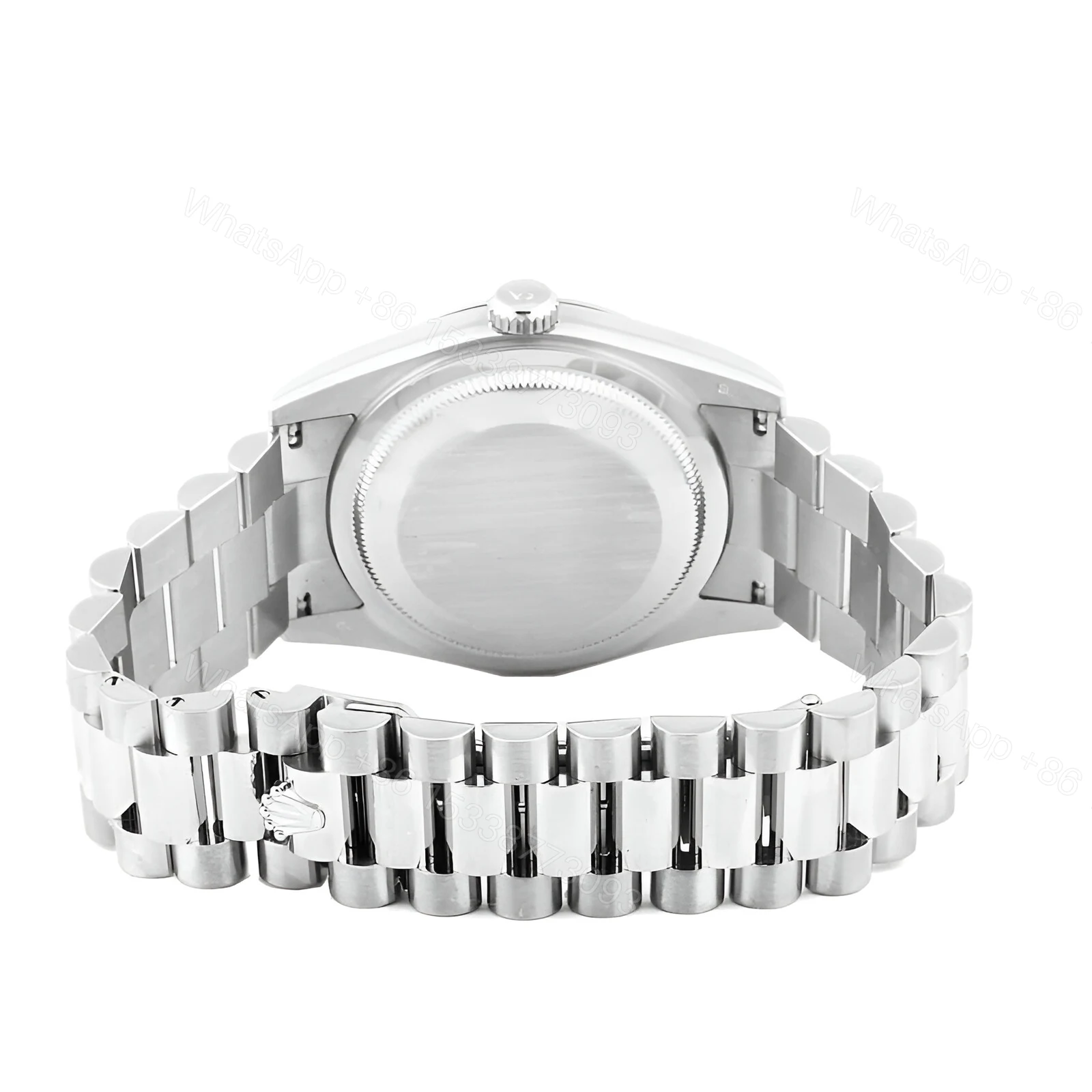 View 4 of Rolex Day-Date Platinum 228396TBR Ice Blue Baguette Index Replica