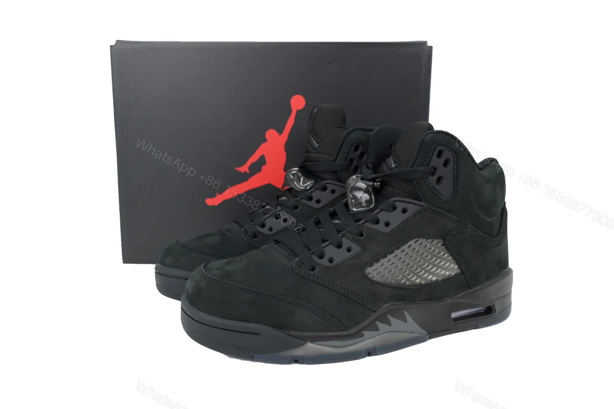 View 7 of Air Jordan 5 Retro Black Cat FZ2239-001