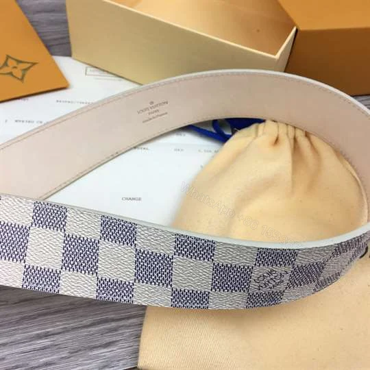 View 3 of LV INITIALES DAMIER BELT – B134