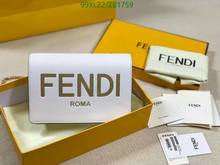View 2 of Fendi Duplicate Chain Wallet Fendi Roma ZB1778
