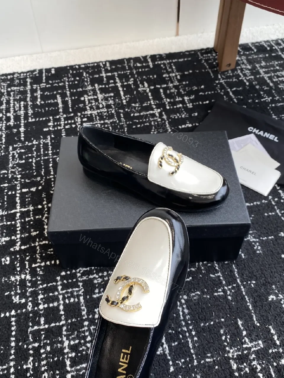 View 2 of Two-Tone Leather Loafers: Bold, All-Day Comfort, Designer Touch