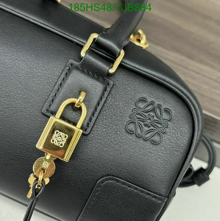 View 21 of Loewe Burgundy Amazona 23 Bag featuring Gold-Tone Hardware DZ2857