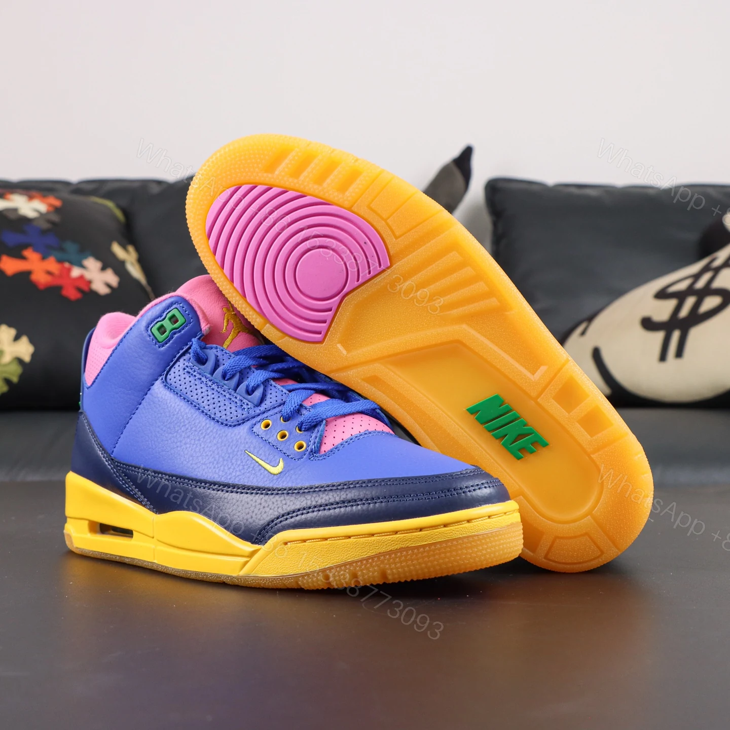 View 3 of Air Jordan 3 Retro Brazil