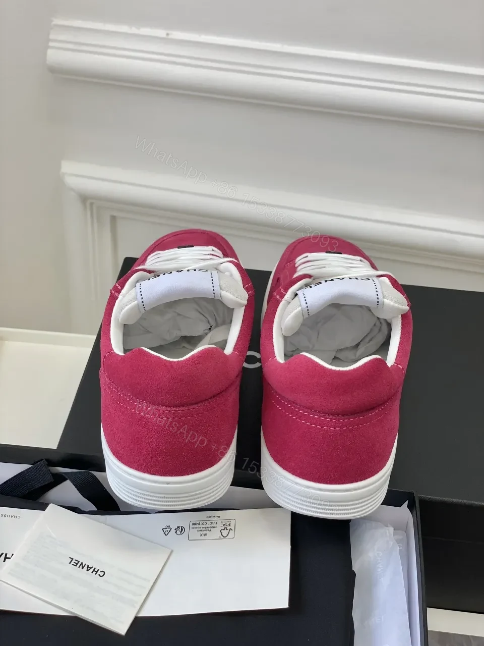 View 9 of Pink Suede High-Top Sneaker: Luxury Everyday Comfort, Chic Style