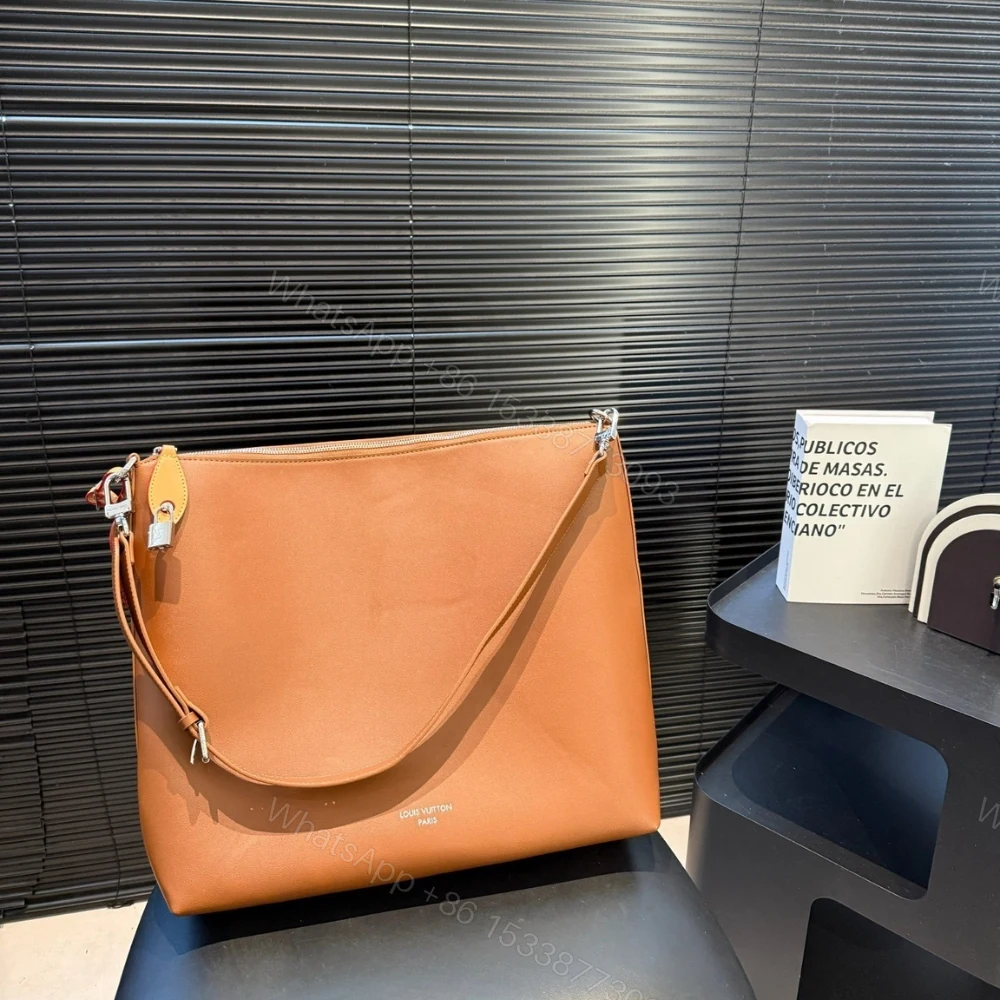 View 2 of Louis Vuitton Vagabond Hobo Bag Caramel Brown 38Cm M28392