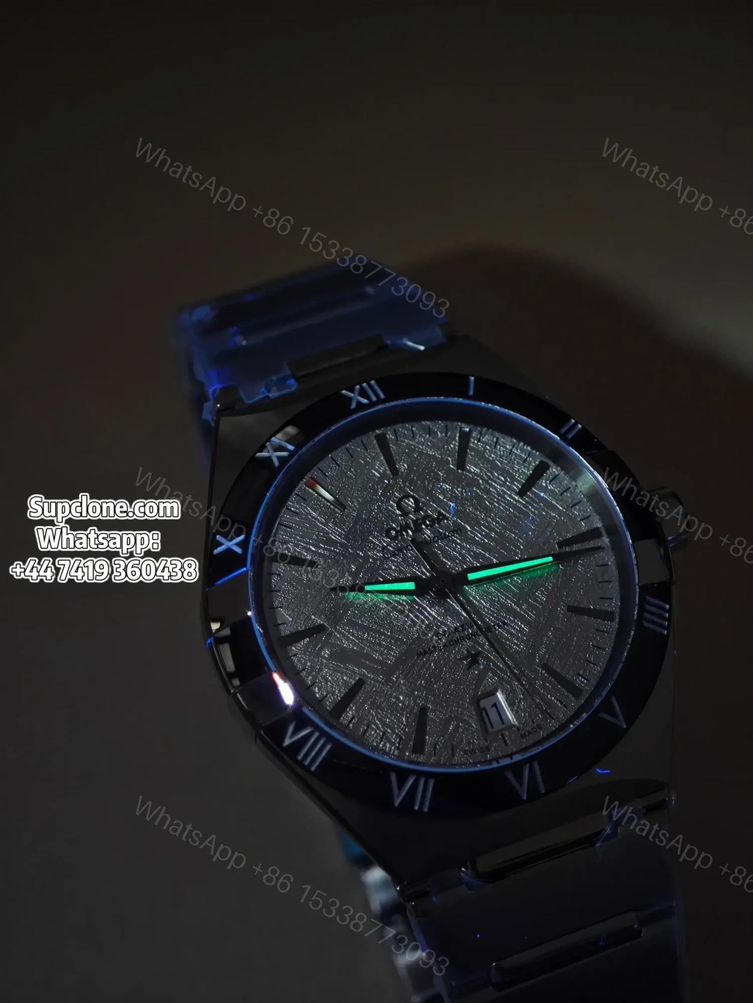 View 15 of Omega Constellation 131.30.41.21.99.001 41mm Super Clone Meteorite Dial