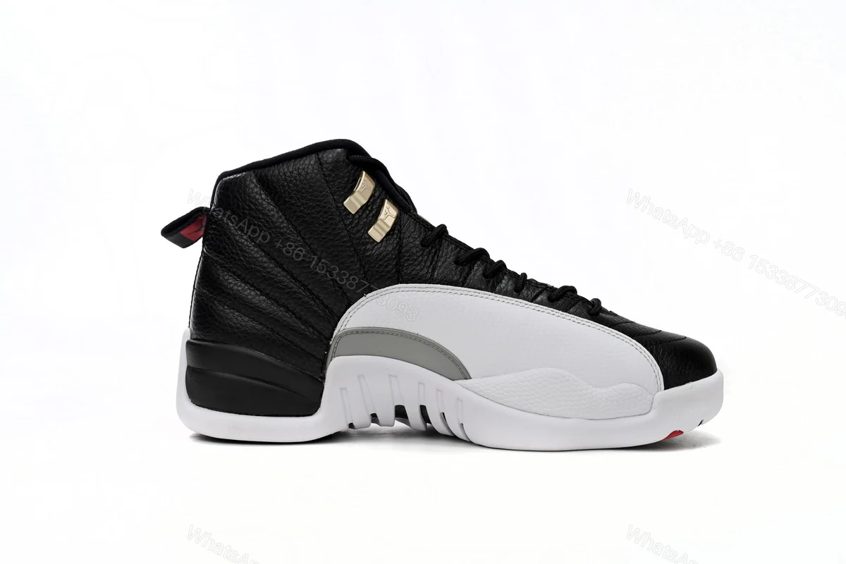 View 2 of Air Jordan 12 Black And “Playoffs” CT8013-006