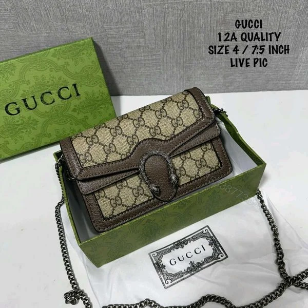 View 3 of FIRST COPY Gucci Dionysus Mini Bag