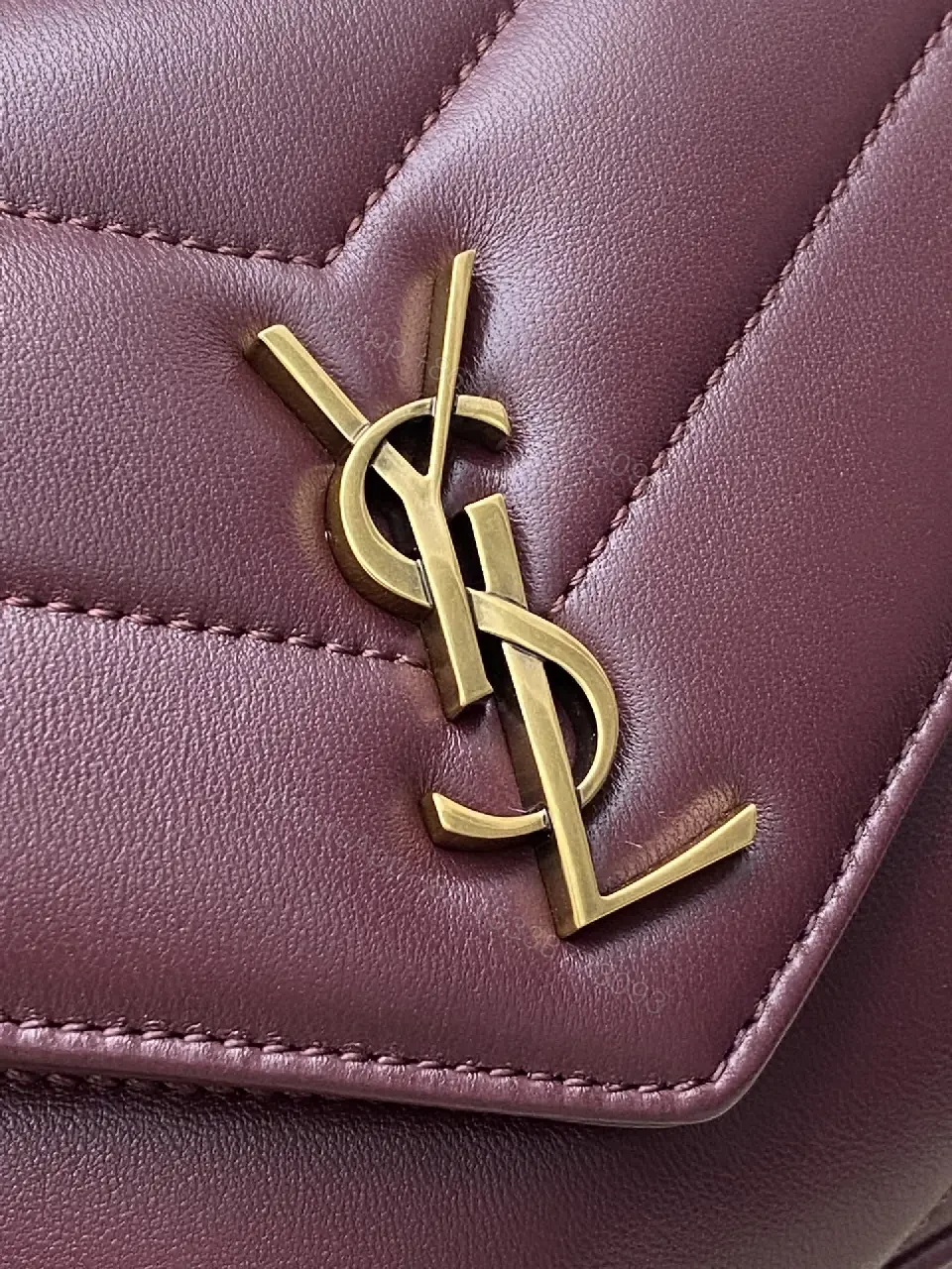 View 9 of Burgundy Quilted Leather Crossbody Bag – Structured Luxury