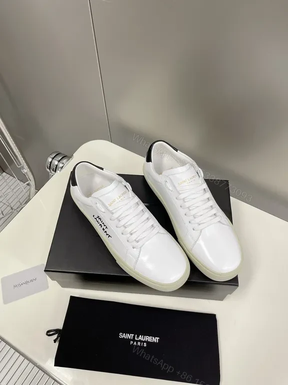 View 6 of Crisp White Leather Sneaker: Luxury Everyday Style