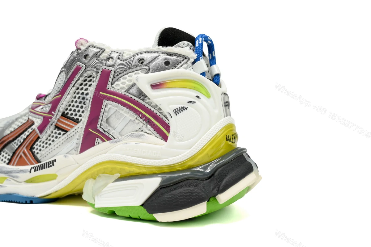 View 8 of Balenciaga Runner Silver Purple Reps