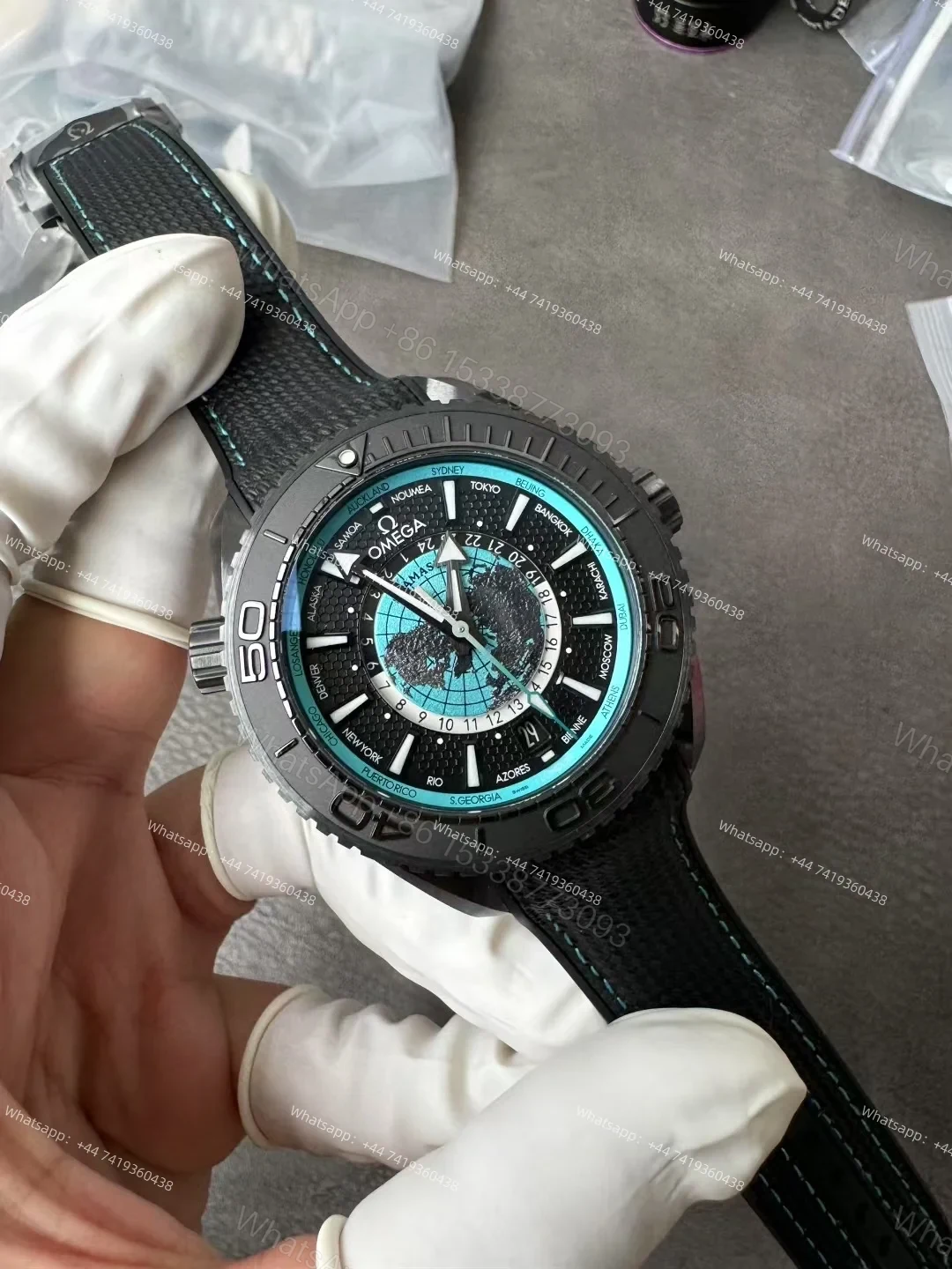 View 5 of Omega Super Clone Seamaster Planet Ocean 600M 45.5MM 215.92.46.22.01.006