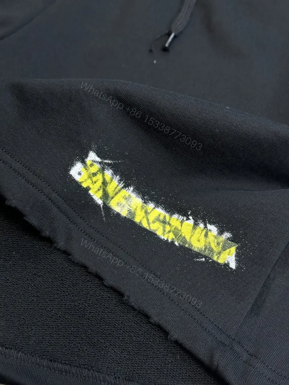 View 9 of Breathable Black Knit Shorts: Street Luxury Comfort