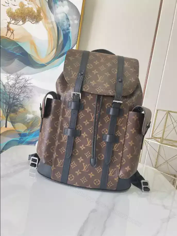 View 2 of LOUIS VUITTON CHRISTOPHER PM MONOGRAM MACASSAR CANVAS – LBV390