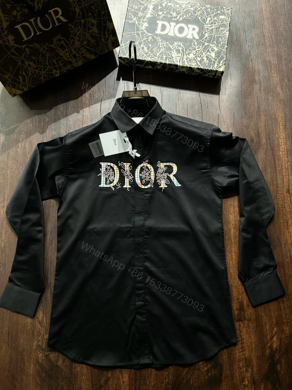 View 6 of First Copy Dior Exclusive Cotton Shirts – Premium Quality for Men