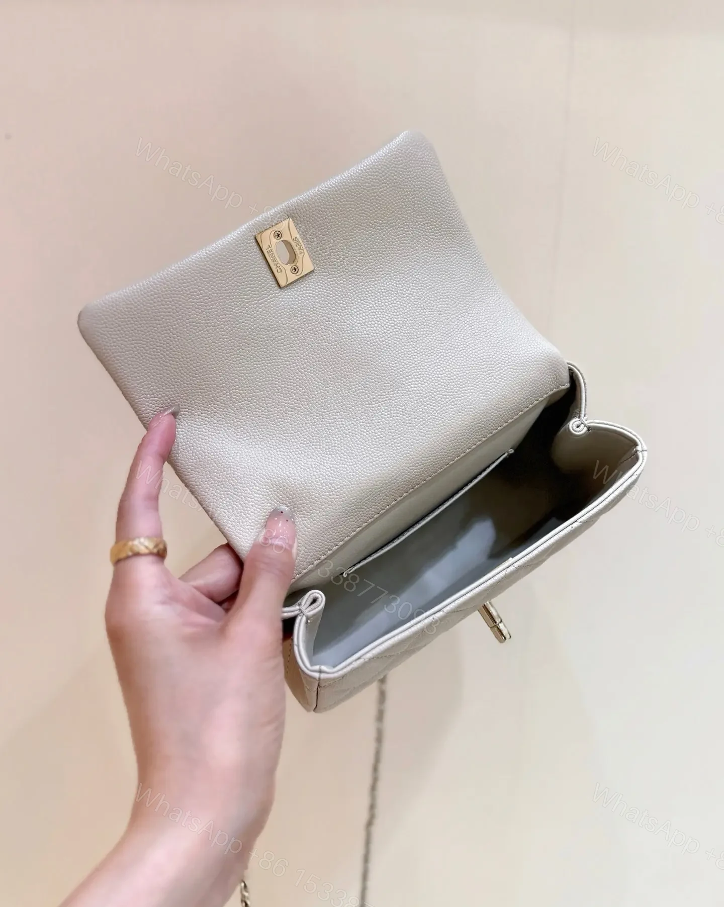 View 5 of Chanel Nano Coco Handle bag Gold Hardware