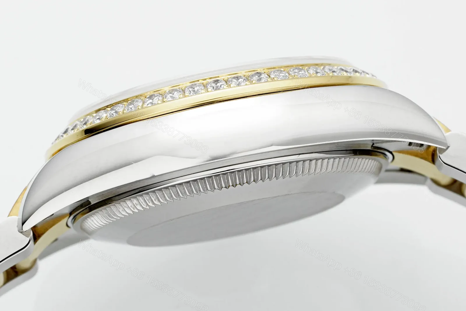 View 7 of Rolex Datejust 31 Stainless Steel Yellow Gold Diamond White – Roman Dial Oyster 278383RBR-0001
