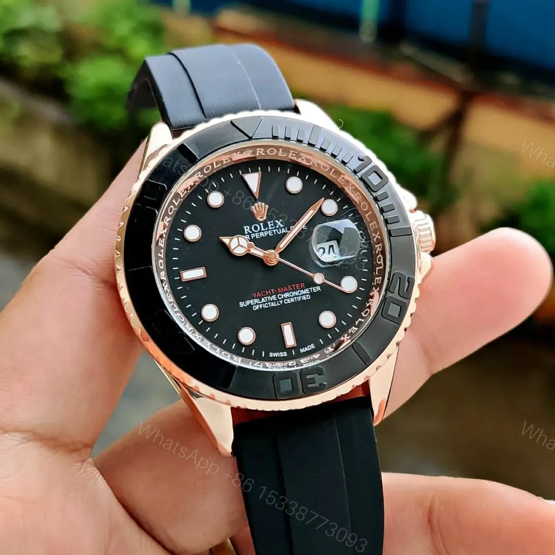 View 4 of FIRST COPY Rolex Oyster perpetual Yach Master Battery Watch
