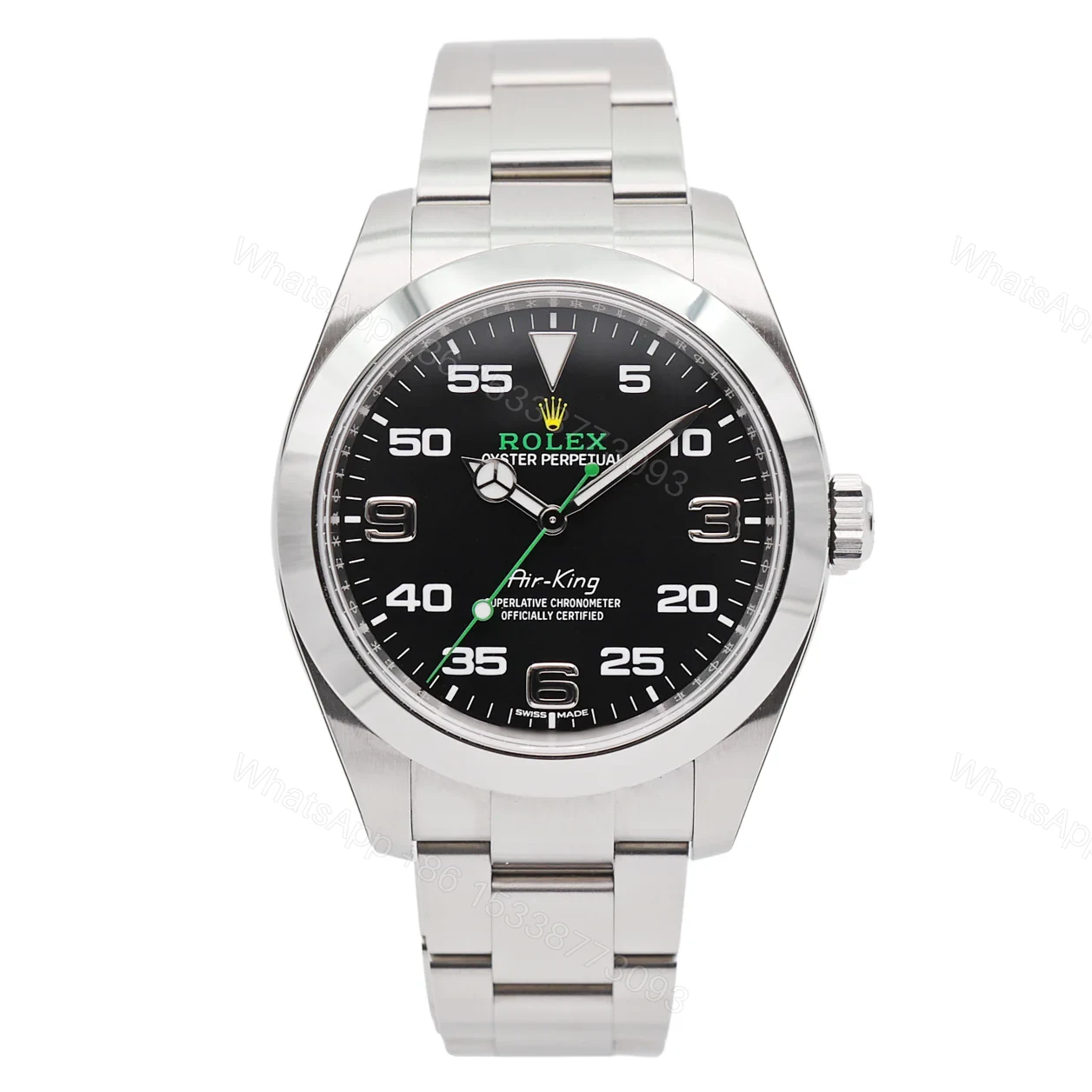 Replica Rolex Air-King Black Dial 116900 — view 1