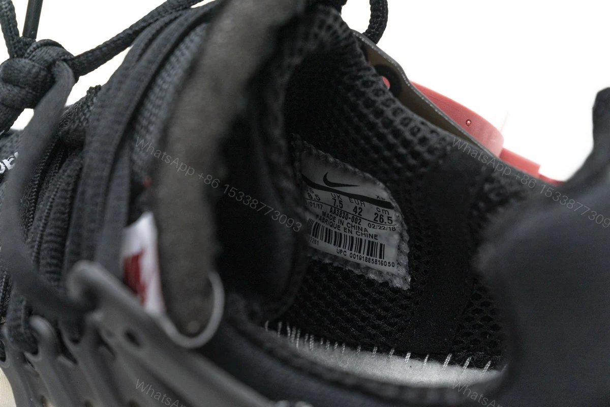 View 14 of OFF-WHITE x Nike Air Presto Black AA3830-002