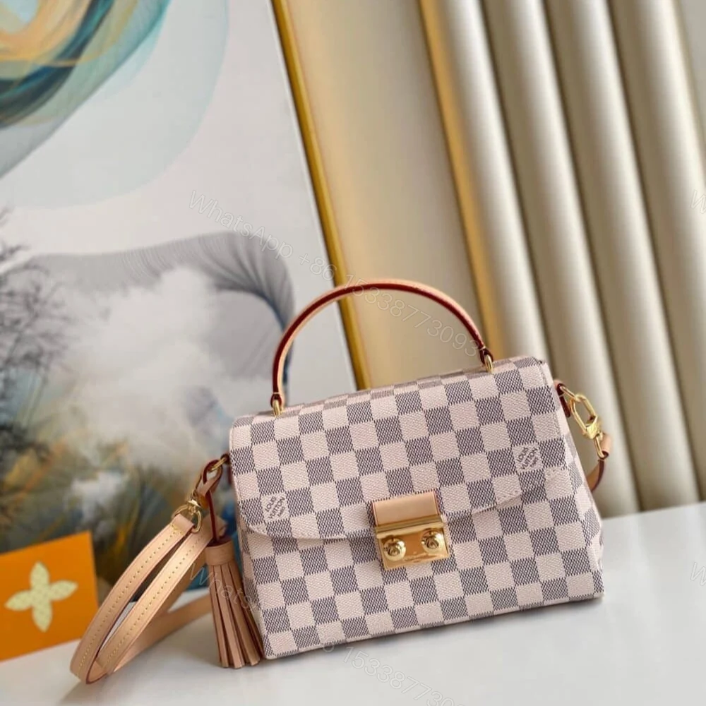 View 2 of Louis Vuitton Croisette Damier Azur Canvas 25Cm N41581