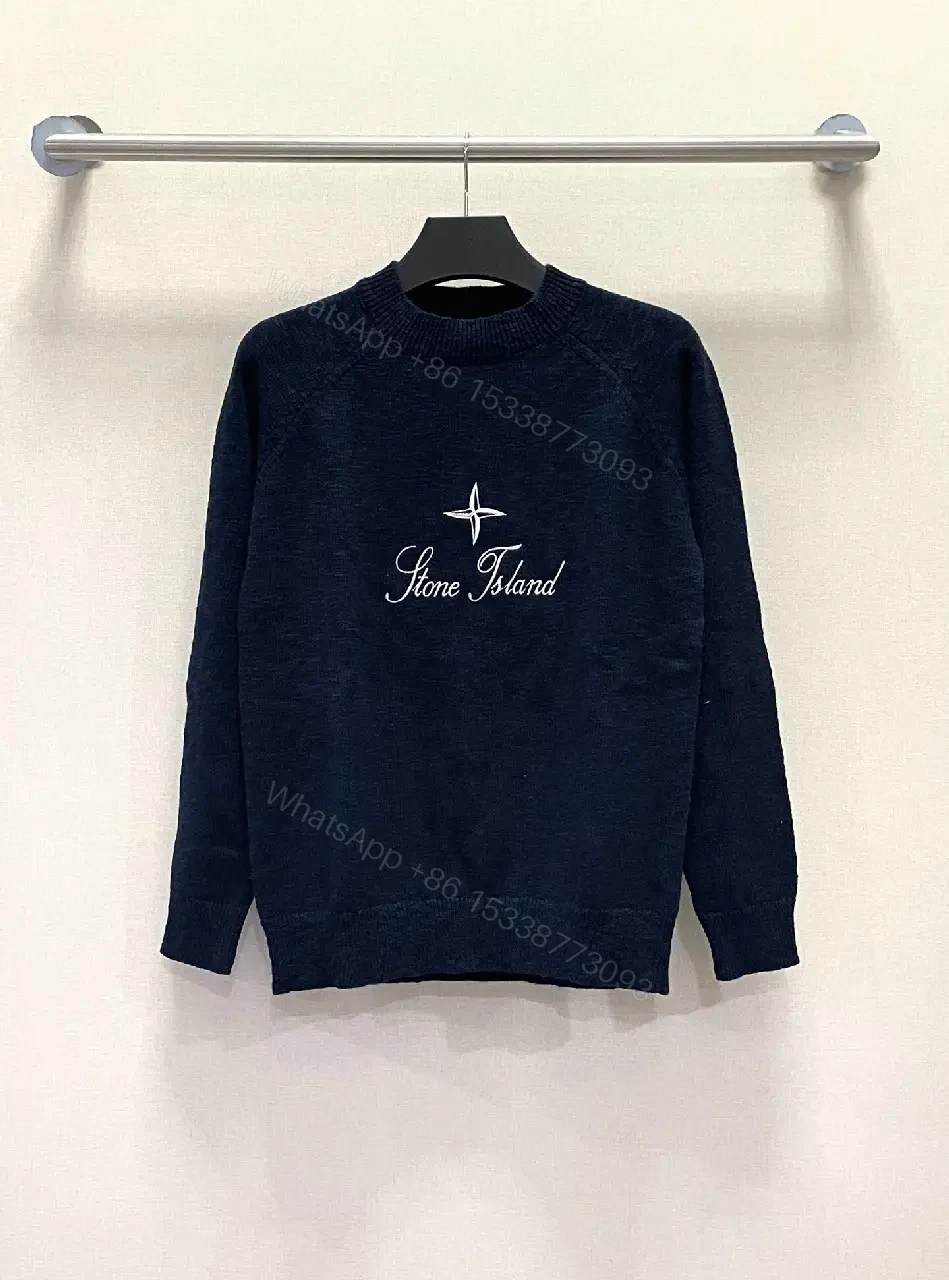 View 6 of Soft-White Knit Crewneck Premium Script Sweatshirt