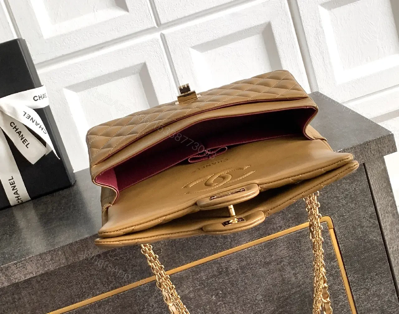 View 3 of Quilted Lambskin Flap Bag: Day-to-Night Luxury Chic