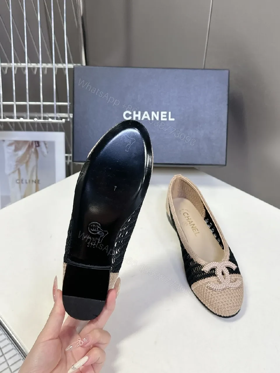 View 4 of Chic Espadrille Loafers: Luxe Knit, All-Day Comfort