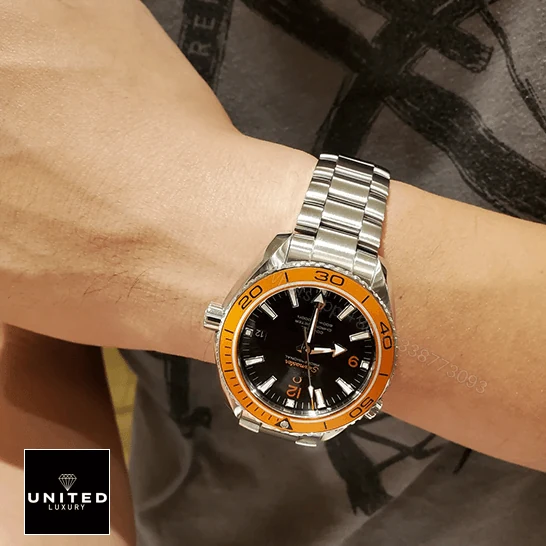 View 4 of Omega Planet Ocean Orange Replica